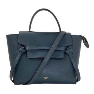 Celine Micro Belt Bag 2-Way Handbag Calfskin Women's CELINE